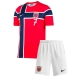 Norveška Alexander Sorloth #7 Replike Domaci Dres za djecu SP 2026 Kratak Rukav (+ Kratke hlače)